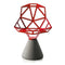 magis chair one (concrete base) red - designer kostantin grcic | shop online ikonitaly