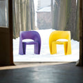 magis raviolo lounge chair violet, yellow - designer ron arad | shop online ikonitaly
