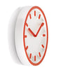 magis tempo wall clock white orange | designer naoto fukasawa | shop online ikonitaly