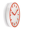 magis tempo wall clock white-orange | designer naoto fukasawa | shop online ikonitaly