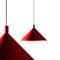 martinelli cono two hanging lamps - red | ikonitaly
