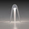 martinelli cyborg table lamp - white with light difffused | ikonitaly
