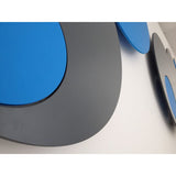 minimaproject-bubble-burst-wall-sculpture-blue-black-detail | ikonitaly