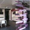minimaproject dashes customized suspended art shades of purple