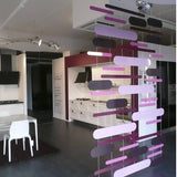 minimaproject-dashes-customized-suspended-art-shades-of-purple | ikonitaly
