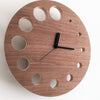 minimaproject flying saucer 3D wall clock canaletto wood