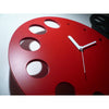 minimaproject flying saucer 3D wall clock red