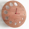 minimaproject-flying-saucer-knotted-oak-wood-wall-clock | ikonitaly
