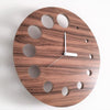 minimaproject-flying-saucer-palissander-3D-wall-clock | ikonitaly