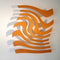 minimaproject-omega-design-suspended-art-deco-home-orange | ikonitaly