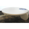 minimaproject phantom xl coffee table white with blue disc  