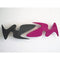 minimaproject-shark-attack-modern-wall-accent-glossy-violet-black | ikonitaly