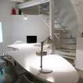 minimaproject-shark-table-steranko-office-with-stairs-leading-first-floor | ikonitaly