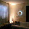 minimaproject dots 3d suspended art - white illuminated against wall | ikonitaly