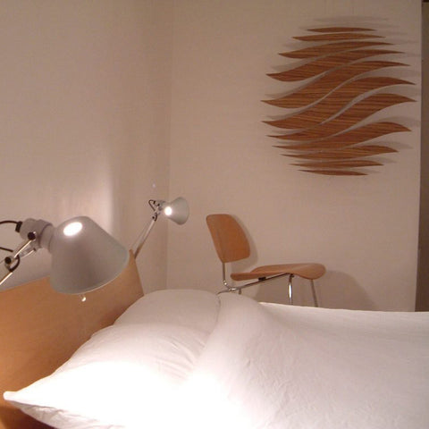 minimaproject wave zebrano birchwood | 3d suspended art | shop online ikonitaly