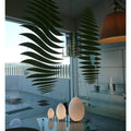 minimaproject wave x acid green | effetto luce headquarters | 3d suspended art sculpture | shop online ikonitaly