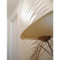 minimaproject wave x arctic white on wall | 3d suspended art sculpture | shop online ikonitaly