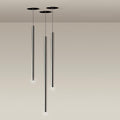 three nemo canna nuda metal ceiling suspension lamps | ikonitaly
