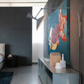 nemo lampe de marseille le corbusier wall lamp over sideboard