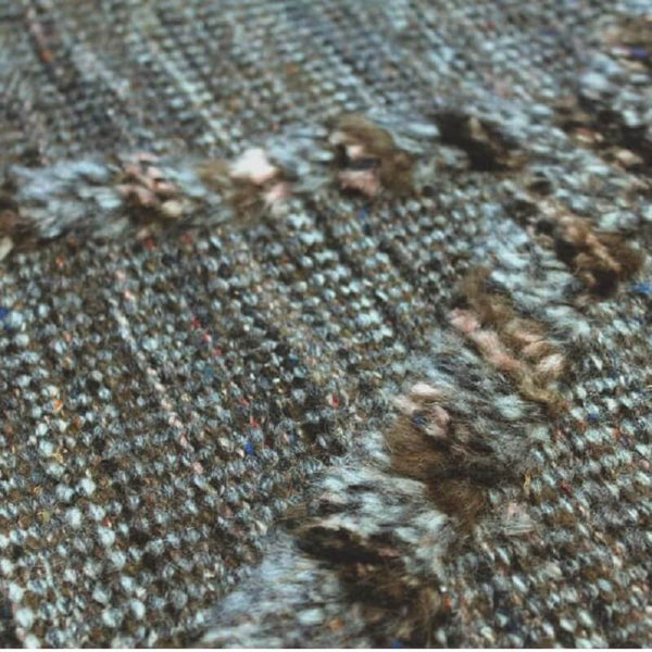 nomad clan large wool rug in grey/multicolor | ikonitaly