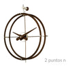 nomon 2 puntos n minimalist wood wall clock