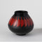 nuove forme ABA-4 vase with red navajo feathers | ikonitaly