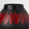 nuove forme ABA-4 vase detail of navajo feathers | ikonitaly