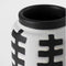 nuove forme ABA-12 vase round optical b/w in detail | ikonitaly