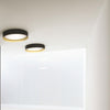 panzeri ginevra 80/25W two black ceiling lights