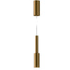 panzeri tubino indoor suspended lighting bronze