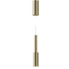 panzeri tubino indoor suspended lighting champagne