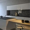 panzeri tubino indoor suspended lighting in kitchen