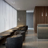 panzeri tubino indoor suspended lighting in waiting room
