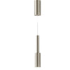 panzeri tubino indoor suspended lighting titanium
