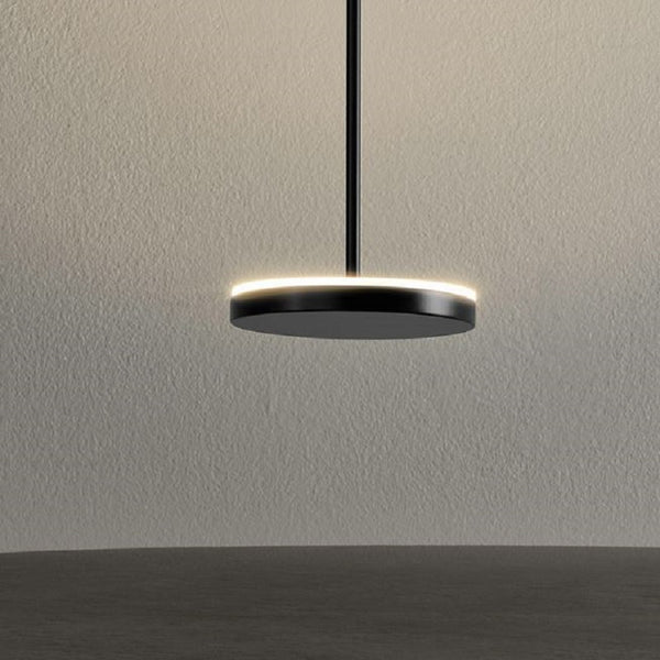 black panzeri bella suspension light illuminated