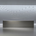 various panzeri bella suspension lamps over a countertop | ikonitaly