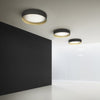 panzeri ginevra 53/25W   3 black design ceiling/wall lights| ikonitaly