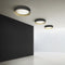 panzeri ginevra 3 ceiling lamps black/gold | ikonitaly