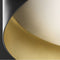 detail of panzeri ginevra black/gold suspension lamp |ikonitaly