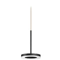 panzeri bella suspension direct lighting in black | ikonitaly
