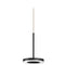 panzeri bella suspension direct lighting in black | ikonitaly