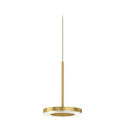 panzeri bella suspension direct lighting in matt brass | ikonitaly