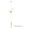 nomon pendulo g brass/walnut wood clock - ikonitaly