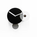 progetti-kandinsky-clock-wall-cuckoo-black-white | ikonitaly