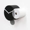 progetti-kandinsky-wall-cuckoo-clock-black-white-sideview | ikonitaly