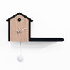 progetti my house modern cuckoo clock black wood roof