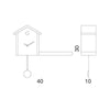 progetti my house modern cuckoo clock data sheet