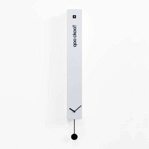 progetti-q02-vertical-cuckoo-clock-white-bianco | ikonitaly