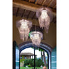 slamp aria three suspension lamps in hall