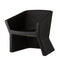 slide-exofa-plastic-garden-armchair-grey | ikonitaly